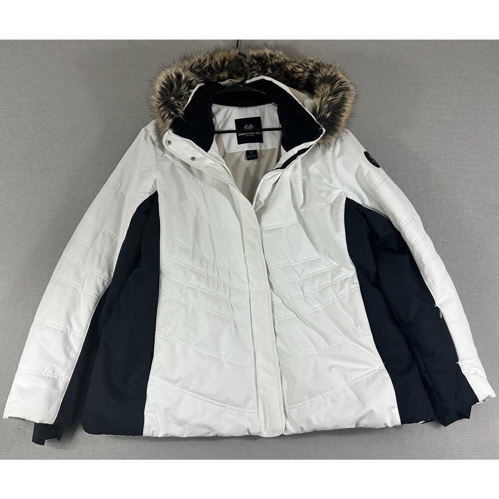 Obermeyer Tuscany II Parka Faux Fur‎ Hood Winter Ski Jacket Insulated Women’s 22